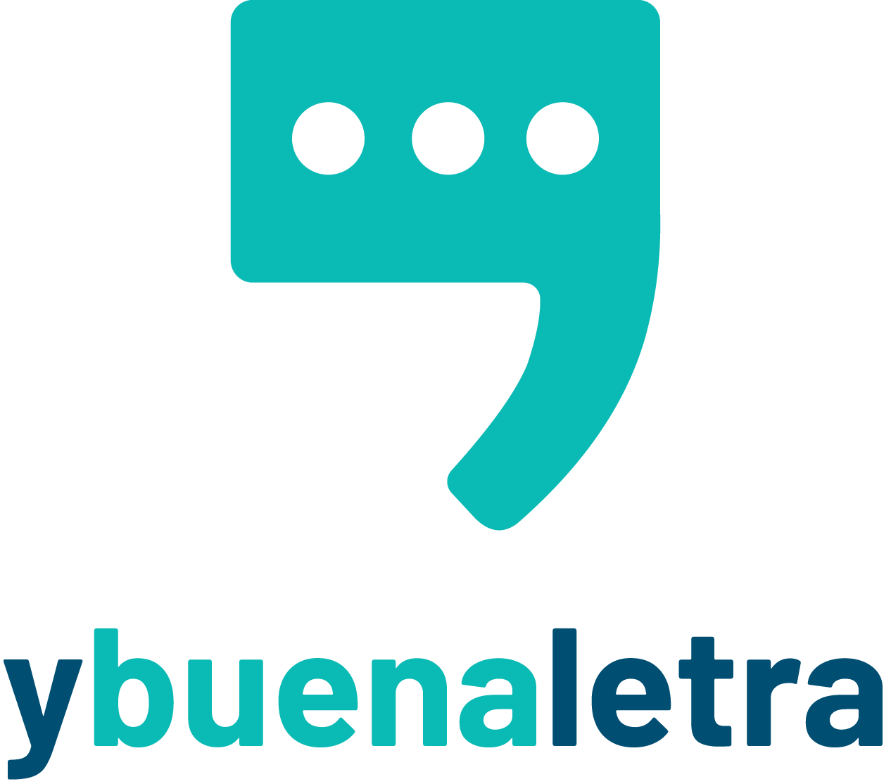 Logo cuadrado de la empresa ybuenaletra